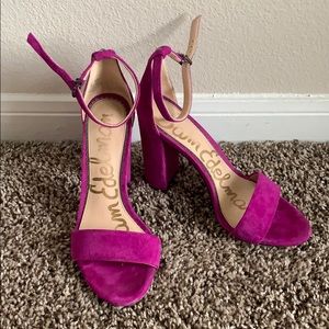 Sam Edelman Purple Yaro Heels - Sz 7